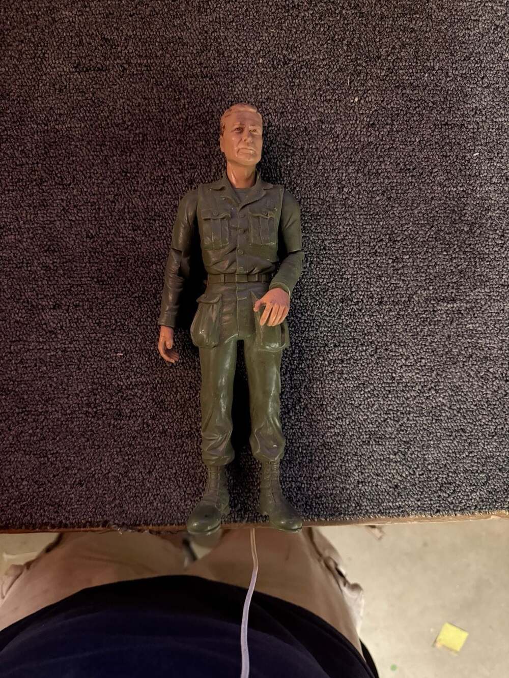 Vintage 1960s Marx Stony Stonewall Smith WWII Soldier 12" Action Figure Army #2